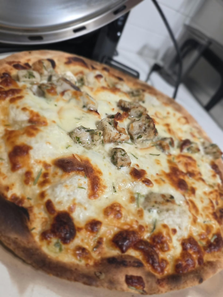 Fresh pizza baked in Piezano